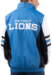 Starter Detroit Lions Mens Blue Draft Day Light Weight Jacket