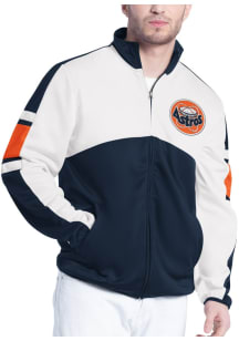Houston Astros Mens Navy Blue Back Field Track Jacket