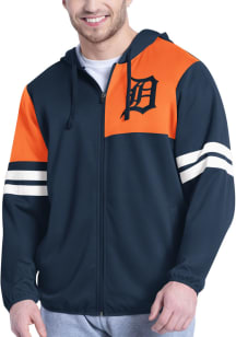 Detroit Tigers Mens Navy Blue Formation Light Weight Jacket
