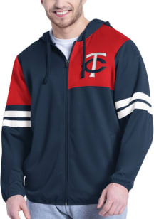 Minnesota Twins Mens Navy Blue Formation Light Weight Jacket