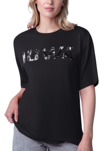 Iowa Hawkeyes Womens Black Training Field Short Sleeve T-Shirt