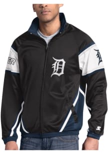 Starter Detroit Tigers Mens Navy Blue Tradition Track Jacket
