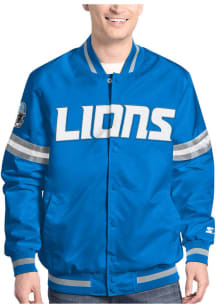 Starter Detroit Lions Mens Blue Scout Light Weight Jacket
