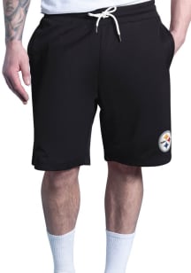 Starter Pittsburgh Steelers Mens Black Huddle Shorts