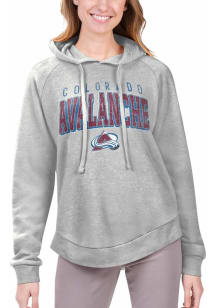 Colorado Avalanche Womens Charcoal Jordan Hooded Sweatshirt