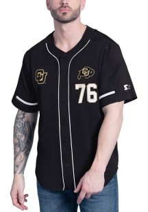 Starter Colorado Buffaloes Mens Black Sandlot Fashion Baseball Jersey