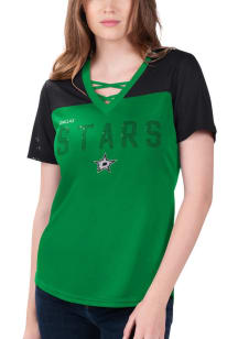 Dallas Stars Womens Cross Fashion Hockey Jersey - Black