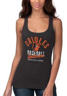 Baltimore Orioles Womens Black Pre Season Tank Top