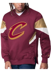 Starter Cleveland Cavaliers Mens Maroon Striker I Pullover Jackets