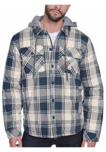 Philadelphia 76ers Mens Blue Fullback Medium Weight Jacket