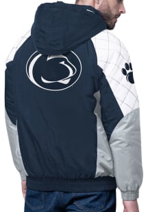 Mens Penn State Nittany Lions Starter Mens All Time Pro Full Heavyweight Jacket - Navy Blue