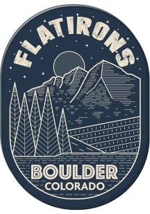 Boulder Flatirons Acrylic Magnet