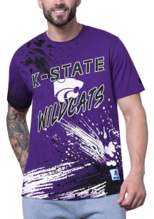 Starter K-State Wildcats Purple Touchdown Extreme Short Sleeve Fashion T Shirt