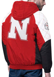 Mens Nebraska Cornhuskers Starter Mens All Time Pro Full Heavyweight Jacket - Red