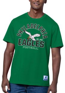 Starter Philadelphia Eagles Kelly Green Retro Defender Short Sleeve T Shirt