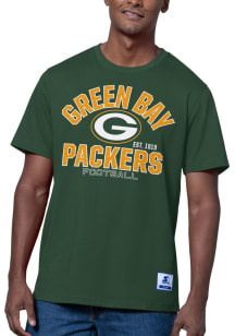 Starter Green Bay Packers Green Defender Short Sleeve T Shirt
