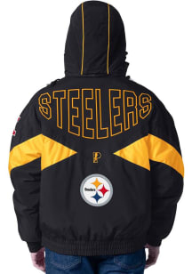Mens Pittsburgh Steelers Pro Player Mens Jet Heavyweight Jacket - Black