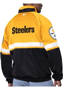 Starter Pittsburgh Steelers Mens White The Veteran Track Jacket