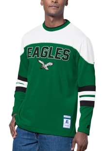 Starter Philadelphia Eagles Kelly Green Retro Pro Set Long Sleeve Fashion T Shirt