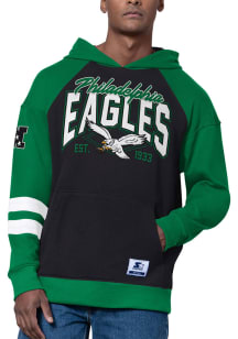 Starter Philadelphia Eagles Mens Kelly Green Retro Interception Fashion Hood