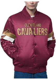 Starter Cleveland Cavaliers Mens Maroon Triple Option Medium Weight Jacket