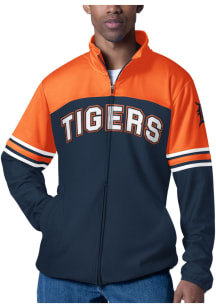 Detroit Tigers Mens Navy Blue Halftime Track Jacket