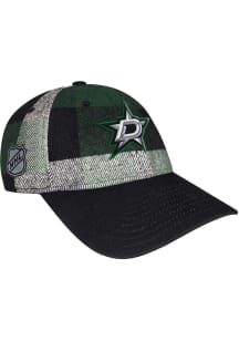 Starter Dallas Stars Plaid Crown Adjustable Hat - Green