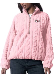 Kansas City Chiefs Womens Red Champ Qtr Zip