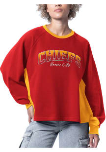 Kansas City Chiefs Womens Red It Player Crew Sweatshirt