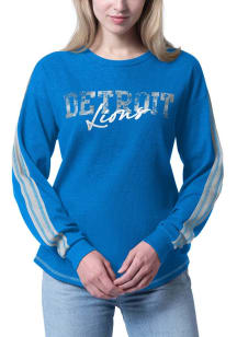 Detroit Lions Womens Blue Advantage LS Tee