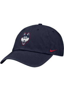 Nike UConn Huskies Club Cap Adjustable Hat - Navy Blue