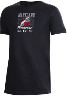 Under Armour Maryland Terrapins Youth Red Vintage Team Logo Long Sleeve T-Shirt