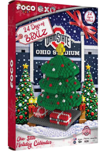 Ohio State Buckeyes BRXLZ Tree Advent Calendar