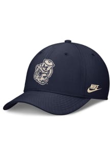 Nike Michigan Wolverines Mens Navy Blue Vintage Swooshflex Flex Hat