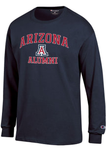 Champion Arizona Wildcats Navy Blue Alumni Jersey Long Sleeve T Shirt