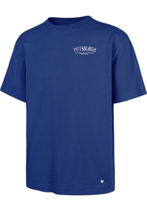 47 Pitt Panthers Blue Constantine Short Sleeve Fashion T Shirt