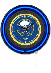 Buffalo Sabres Double Neon Wall Clock