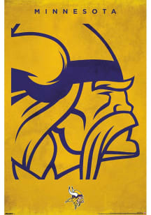 Minnesota Vikings Logo 25 Unframed Poster