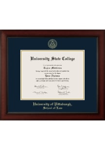 Pitt Panthers Paxton School of Law Diploma Frame - Brown