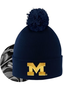 LogoFit Michigan Wolverines Navy Blue Monroe Womens Knit Hat