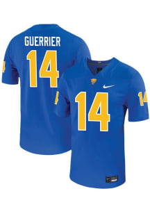 Joshua Guerrier   Pitt Panthers Blue Football Football Name And Number Football Jersey