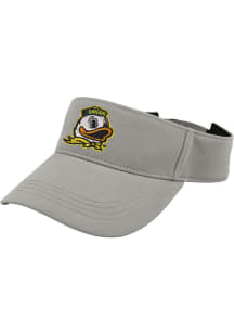 LogoFit Oregon Ducks Mens Grey Slice Adjustable Visor
