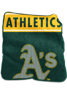 Oakland Athletics Primary 60x80 Raschel Throw Blanket - Green