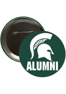 Michigan State Spartans 3" Alumni Button - Green