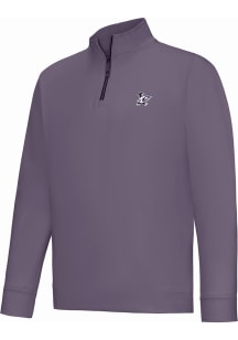 Footjoy K-State Wildcats Mens Lavender Approach Long Sleeve Qtr Zip Pullover