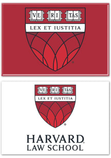 Harvard Crimson Law School 2pk 2x3 Rectangle Magnet