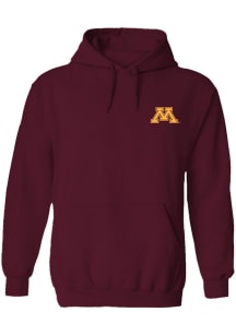 Vive La Fete Minnesota Golden Gophers Womens Maroon Impressions Hooded Sweatshirt