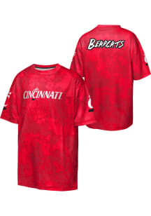 Cincinnati Bearcats Youth Red Off-Side Short Sleeve T-Shirt