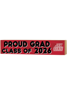 KH Sports Fan Jacksonville State Gamecocks Class of 2026 Block Sign - Red