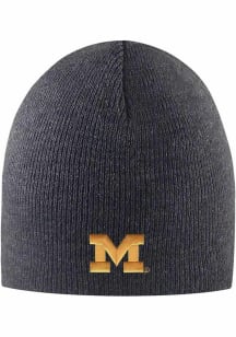 LogoFit Michigan Wolverines Dark Grey Everest Mens Knit Hat